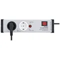 Produktbild: Energieverteiler Steckdosenleiste Vario Steckdose Silber Ehmann 0218X00022301