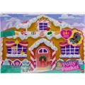 Produktbild: Adventskalender-Spielset mit Polly Pocket-Puppe, DIY-Lebkuchenhaus mit Puppenhau