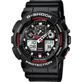 Produktbild: G-Shock GA 100 Uhr Black G-Shock Red, Größe: One Size - Schwarz/Rot