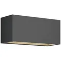 Produktbild: Lucande Außenwandlampe Bente, anthrazit, Breite 25 cm, IP54 - Schwarz