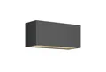 Produktbild: Lucande Außen-Wandleuchte Bente, Metall, Schwarz IP54, 1 x 15 W LED