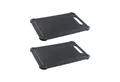 Produktbild: WENKO Brotschneidebrett WENKO Schneidebrett 2er Set PEET BHT 30x20.50x.80 cm schwarz
