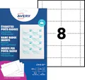 Produktbild: Avery L7418 Namensschilder (Nachfüllset, 8 pro Blatt, B 86,5 x H 55,5 mm, für Laserdrucker geeignet) 25 Blätter