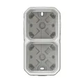 Produktbild: Doppel Aufputzdose mit Durchlass NEU PLEXO 55 069690L