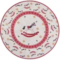 Produktbild: Villeroy & Boch Eventteppich Toy's Delight Limited Edition, Creme, Rot, Textil, Weihnachten, rund, Oeko-Tex® Standard 100, für Fußbodenheizung geeignet, waschbar, pflegeleicht, strapazierfähig, rutschfeste Unterfläche, Teppiche & Böden, Teppiche, Teppich Kinderzimmer