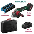 Produktbild: PARKSIDE 20V Akku Winkelschleifer mit 4Ah Akku & Ladegerät, Trennschleifer 125mm