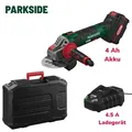 Produktbild: PARKSIDE 20V Akku Winkelschleifer mit 4Ah Akku & Ladegerät, Trennschleifer 125mm