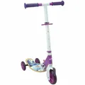 Produktbild: Smoby - Die Eiskönigin Wooden Scooter - 3 Rädriger Roller mit höhenverstellbarem Lenker, Holz Trittfläche und stabilem Metallrahmen, 63 x 33 x 7 cm, für Kinder ab 3 Jahren