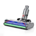Produktbild: Elektrische Bürste kompatibel für Dyson V6 Animal, V6 Fluffy, DC58, DC59, DC61, DC62, DC74, Zubehör für Turbobürste mit Schnellspanner für Hartboden und Teppiche mit LED-Lichtern, Bodenbürste Zubehör