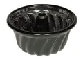 Produktbild: Riess, 0495-022, Gugelhupfform 22, CLASSIC - BACKFORMEN, Durchmesser 22 cm, H�he 10,3 cm, Inhalt 2,00 Liter, Emaille, schwarz, Napfkuchenform