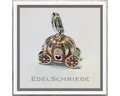 Produktbild: Edelschmiede925 Charm-Einhänger Edelschmiede925 Charm Anhänger 925 Silber Märchenkutsche