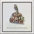 Produktbild: Edelschmiede925 Charm Anhänger 925 Silber Märchenkutsche