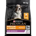 Produktbild: Pro Plan Medium & Large Adult Age Defence 7+, Hundefutter trocken, reich an Huhn, 1er Pack (1 x 14 kg)