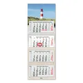 Produktbild: 4-Monatskalender 2026 Wandkalender mit Schieber D /GB / F /ES Leuchtturm I tr310