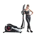 Produktbild: Christopeit Crosstrainer Ellipsentrainer AX 8000 – Robuster Heimtrainer bis 150kg, 24 Stufen Magnet-Widerstand, 8 kg Schwungmasse, LCD-Display mit Tablet-Halter, Kinomap, Bluetooth