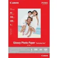 Produktbild: Canon Fotoglanzpapier GP-501, 200 g/qm, DIN A4, für IP1600, IP4200, IP2200, IP6600D, MP800, VE = 100 Blatt