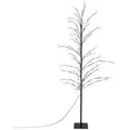 Produktbild: ECD Germany LED Baum Lichterbaum LED Beleuchtung Gartenleuchte Kunstbaum Weihnachtsdekobaum, Leuchtbaum mit 480 LEDs inkl. Timer für Innen & Außen IP44 Warmweiß schwarz 80 cm x 80 cm x 180 cm x 80 cm