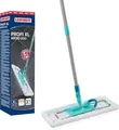 Produktbild: Leifheit Bodenwischer Wischmopp Fußklick Profi XL micro Duo Stahlstiel 146cm