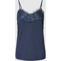 Produktbild: ICHI Trägertop mit Spitzenbesatz in Marine, Größe XL