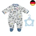 Produktbild: Baby Annabell Strampler, Anzug mit blauen Details und Allover Print mit