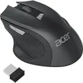 Produktbild: Acer PC Maus Kabellos, Ergonomische Funkmaus mit 800/1200/1600 DPI Einstellbar, 2,4 GHz mit USB-Empfänger, 6 Tasten Batteriebetrieben