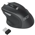 Produktbild: acer PC Maus Kabellos, Ergonomische Funkmaus mit 800/1200/1600 DPI Einstellbar, 2,4 GHz mit USB-Empfänger, 6 Tasten Batteriebetrieben Kompatibel mit PC, Laptop und MacBook