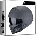 Produktbild: SCORPION INTEGRALHELM FÜR MOTORRAD EXO-COMBAT II GRAPHITE DUNKELGRAU ・S