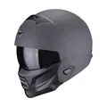Produktbild: Motorrad Scorpion EXO-Combat II Graphite Streetfighter Helm (grau) Gr: S (55)