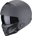 Produktbild: Scorpion Jethelm EXO-COMBAT 2 II GRAPHITE dunkelgrau ECE 22.06 Gr. S 55/56