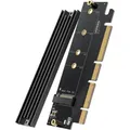 Produktbild: Erweiterungskarte, Adapter PCIe 4.0 x16 für M.2 NVMe M-Key, Ugreen CM465, Schwarz