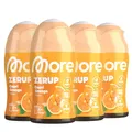 Produktbild: MORE Zerup, Capri Orange, 4 x 65 ml, für bis zu 32 l Fertiggetränk, zuckerfreier Sirup mit echten Fruchtextrakten, vegan, zero Kalorien - made in Germany