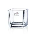 Produktbild: Sandra Rich Serie CUBE Vase Windlicht Glas Würfel eckig 8 cm
