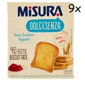 Produktbild: 9x Misura dolce senza Fette Biscottate Zwieback kekse gebackenem Brot 320g