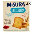 Produktbild: 3x Misura dolcesenza Fette Biscottate Zwieback kekse gebackenem Brot 320g