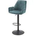 Produktbild: uno Barstuhl  Ramina , türkis/petrol , Maße (cm): B: 52 T: 51.0