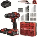 Produktbild: Einhell Akku-Schlagbohrschrauber-Set TE-CD 18/40 Li-i +64tlg. 2 Akkus 18V