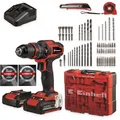 Produktbild: Einhell Akku-Schlagbohrschrauber-Set TE-CD 18/40 Li-i +64tlg. 2 Akkus 18V