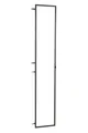 Produktbild: Glastür lang geeignet für Regal mit einer Höhe von 210 cm Metall Anthrazit