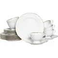 Produktbild: CreaTable, 24318, Maria Theresia Gold, Kaffeeservice 18-tlg, Porzellan - Gold