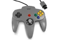 Produktbild: EAXUS Gamepad für Nintendo 64 in Schwarz/Grau Controller (1 St., für N64)