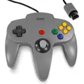 Produktbild: Ergonomischer N64 Controller NEU EAXUS® Gamepad für Nintendo 64 Super Pad GRAU