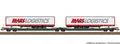 Produktbild: Spur H0 TRIX 24472 Gelenk-Taschenwagen Sdggmrss MARS LogisticsMFD Neu OVP