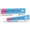 Produktbild: exoderil Creme die Rettung bei Pilzinfektionen der Haut
