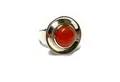 Produktbild: Edelschmiede925 Silberring Ring Silber 925/- Carneol Cabochon karneol Handarbeit #54