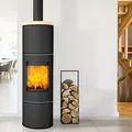 Produktbild: Fireplace Perondi Kaminofen RLU Stahl Schwarz | Topplatte Sandstein