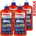 Produktbild: 4x SONAX XTREME Ceramic Polish All-in-One Auto Lack Politur & Versiegelung 500ml