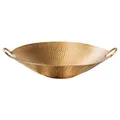 Produktbild: Riess Ambiente riess-ambiente Deko Schale ORIENT - 55cm gold Metall Hammerschlag Design Handgearbeitet