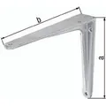 Produktbild: GAH Konsole L.300mm H.250mm Alu-Guss Trgf.90kg (1 Stk.) (804053)