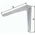 Produktbild: Gah - Konsole Länge 300 Mm Höhe 250 Mm Aluminiumguss Tragfähigkeit 90 Kg