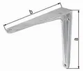 Produktbild: Konsole 300 x 250 mm Aluguss Tragfähigkeit 90kg GAH Regalhalter Bodenträger